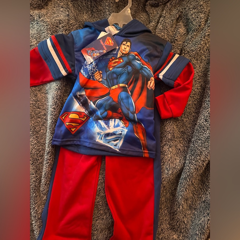 Superman Hoodie & Pants Set